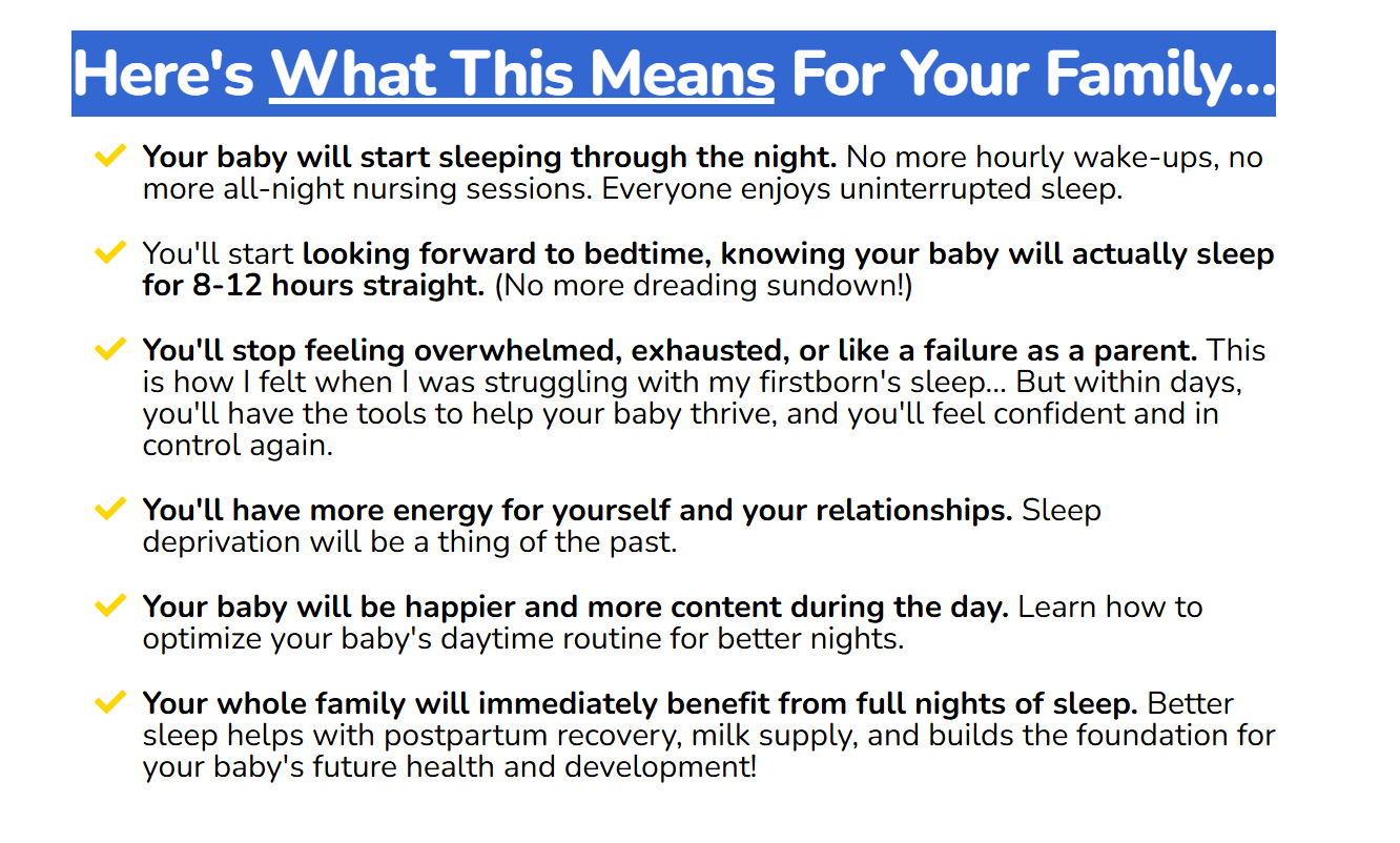 The Lullaby Method - A Step-by-step guide on how to dramatically improve your baby's sleep