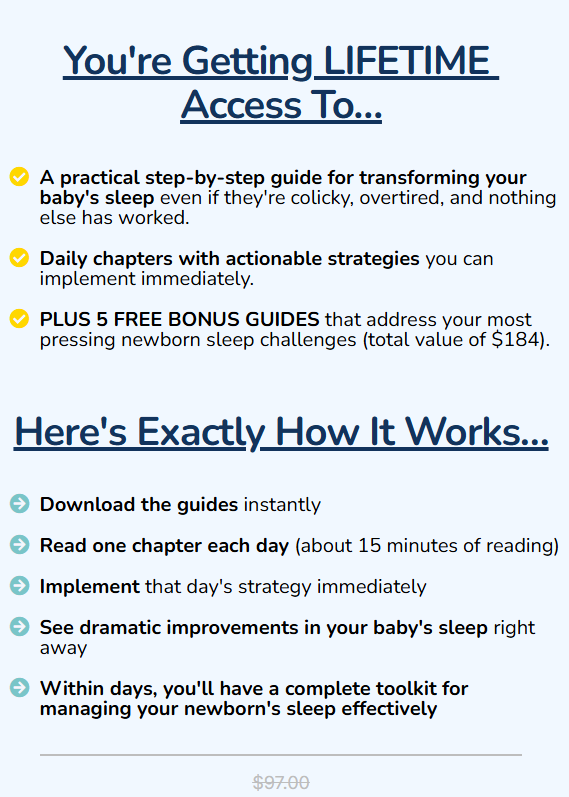 The Lullaby Method - A Step-by-step guide on how to dramatically improve your baby's sleep