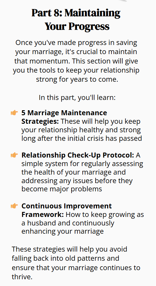 The Last Ditch Marriage Saver Guide for Men - 33 Powerful Strategies to Rescue your Marriage