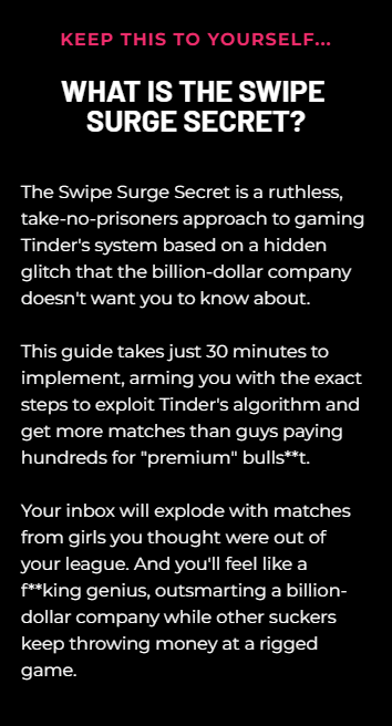 The Swipe Surge - The Ultimate Guide to Dominating Tinder