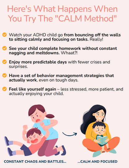 The Calm ADHD Blueprint - A 7 Day Guide To Transforming ADHD Behaviors